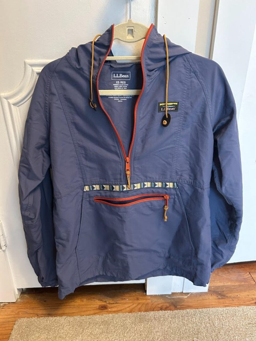 L.L. Bean Women's Mountain Classic Anorak, Multi-Color, XS - Picture 3 of 4